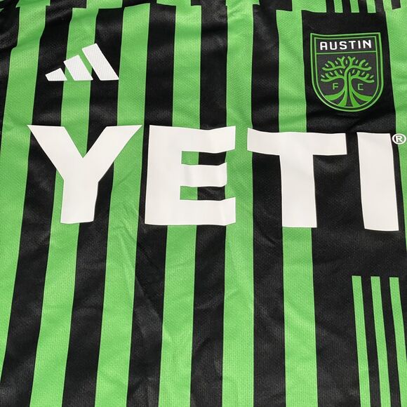 Austin FC Jersey Mens Medium Green Home Kit adidas Authentic MLS Soccer ATX - Picture 2 of 14